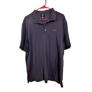 Calvin Klein Gray Short Sleeve Polo T-shirt Men's Size XL